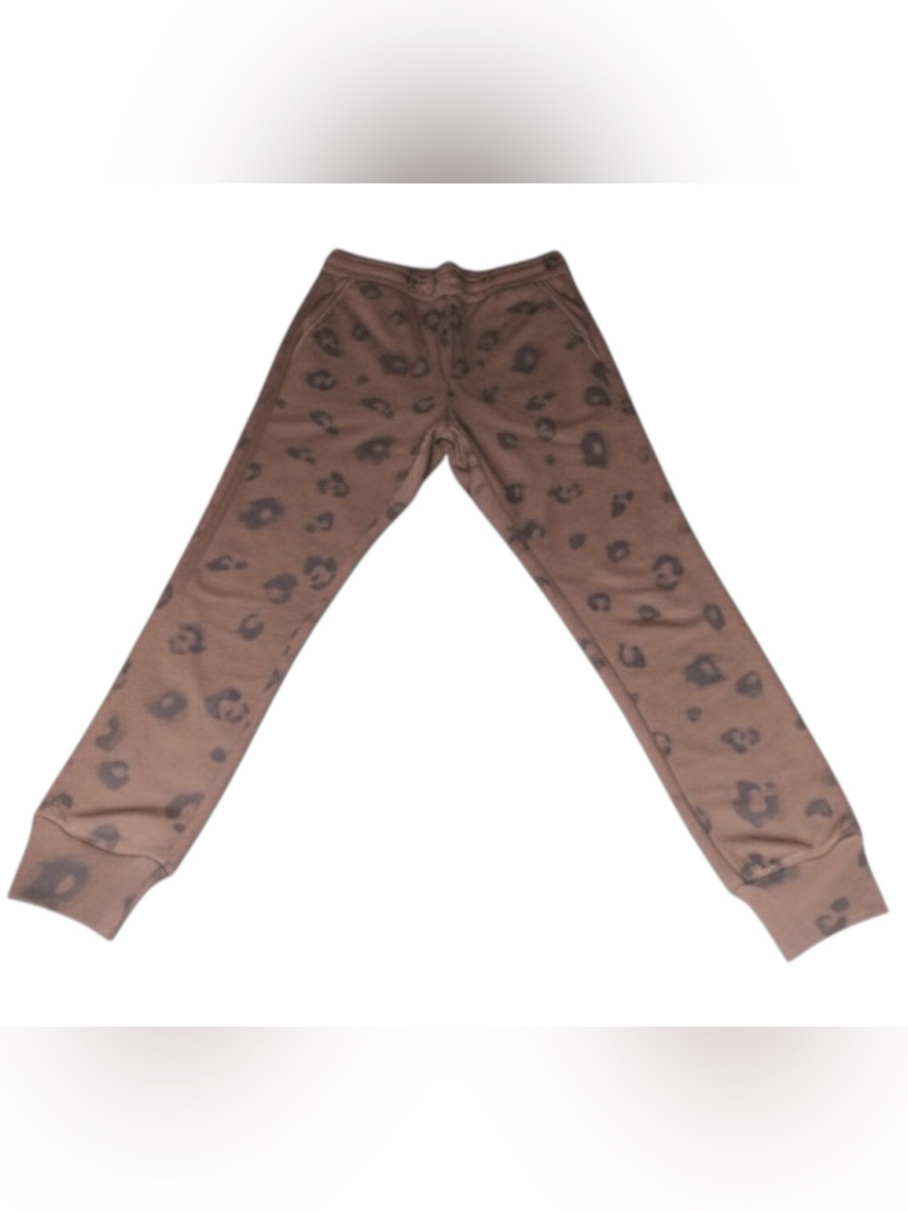 Splendid Leopard Print Jogger Pants Small NWT $138 Soft Lounge Athleisure